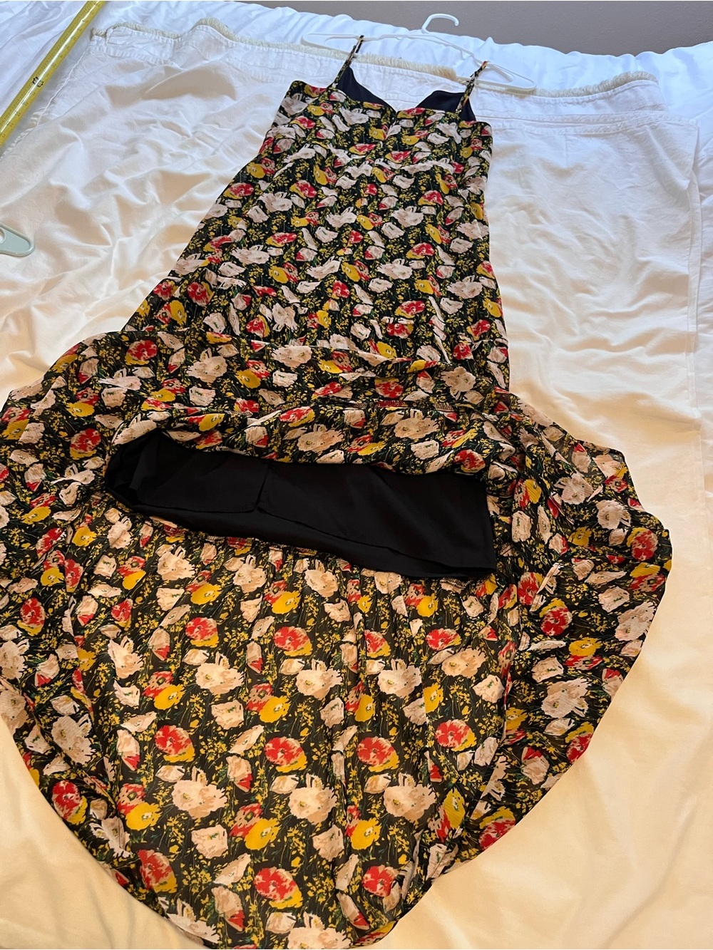 J. Crew Mercantile Sweet Pea Floral Tiered Maxi Dress Womens Size 8 - Picture 10 of 13